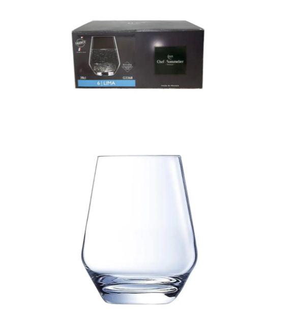 Набор стаканов Chef&Sommelie G3368 Lima 6 шт. 380 мл