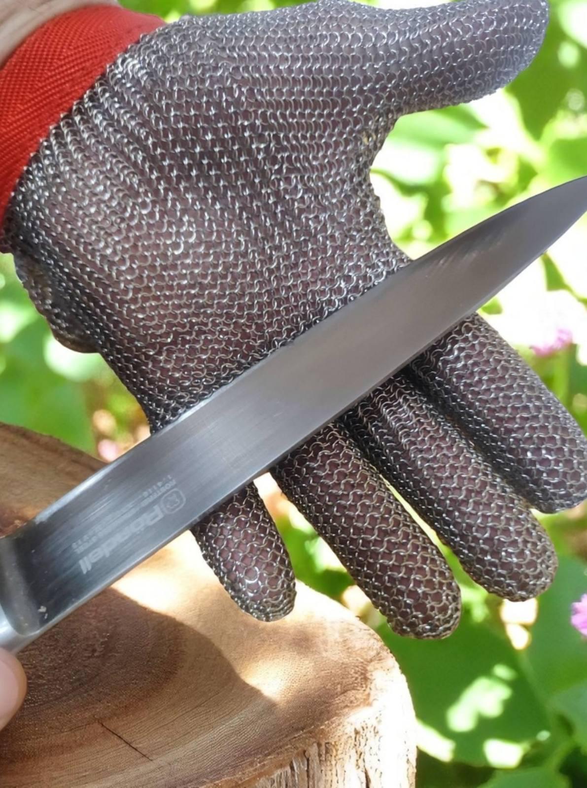 Кольчужная перчатка из нержавеющей стали для защиты рук M - фото 4 Кольчужная перчатка из нержавеющей стали для защиты рук M - фото 4