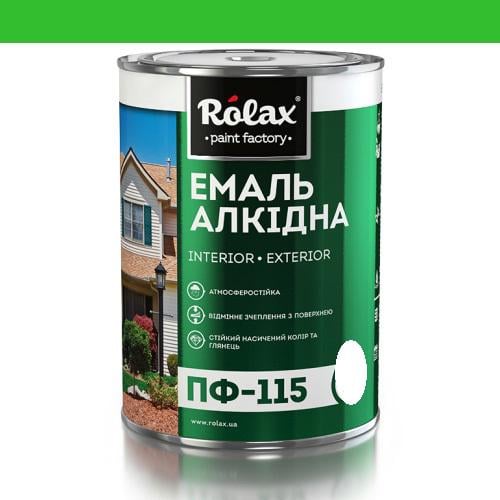 Эмаль алкидная ПФ-115 Rolax 2,8 кг Светло-зеленый (508)