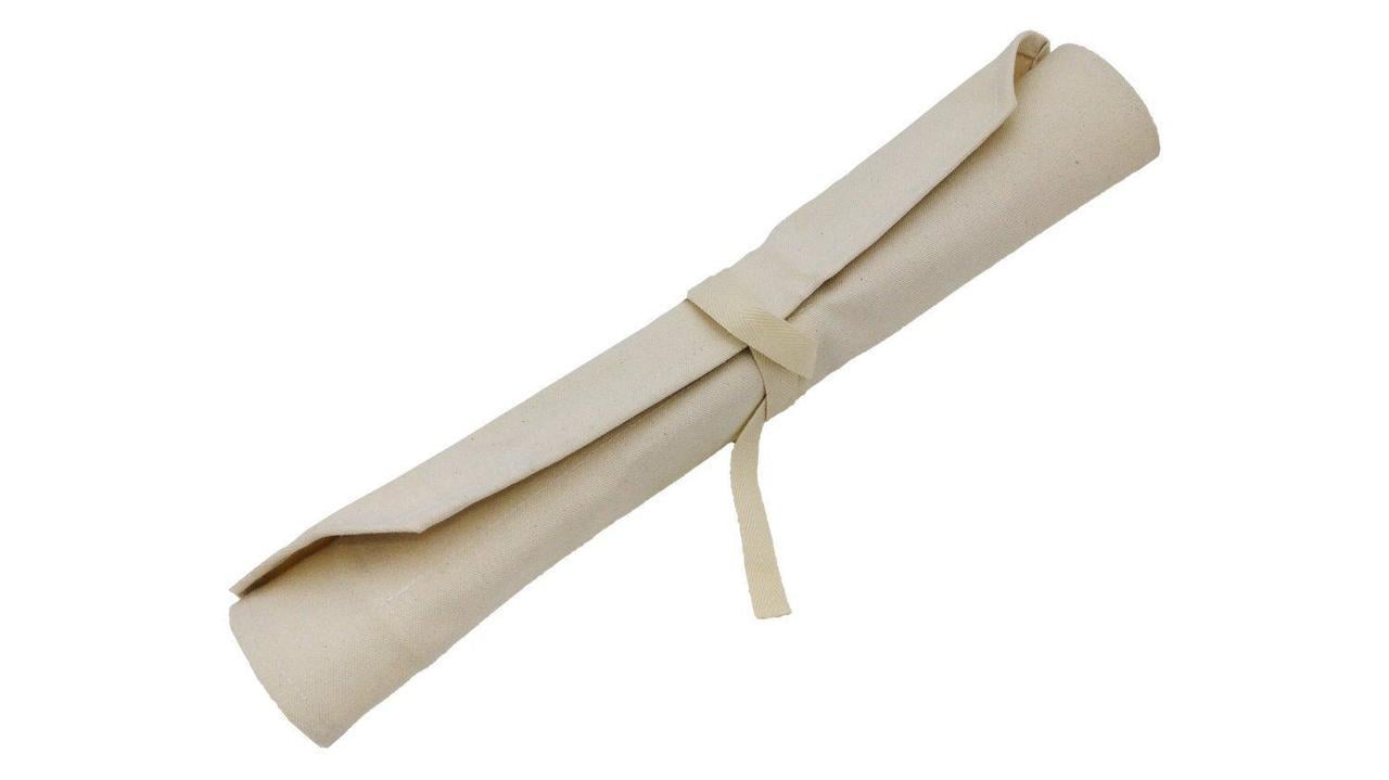 Сумка для ножів Tojiro до 5 штук довжиною до 240 мм з бавовни Кремовий (F-359)