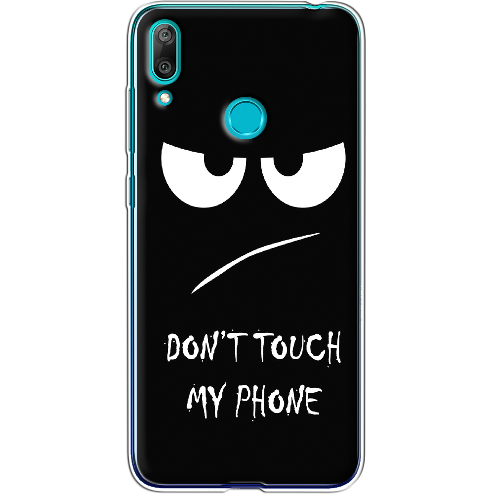 Чохол Boxface Huawei Y7 2019 Don't Touch my Phone Прозорий силікон (36044-up535-36044)
