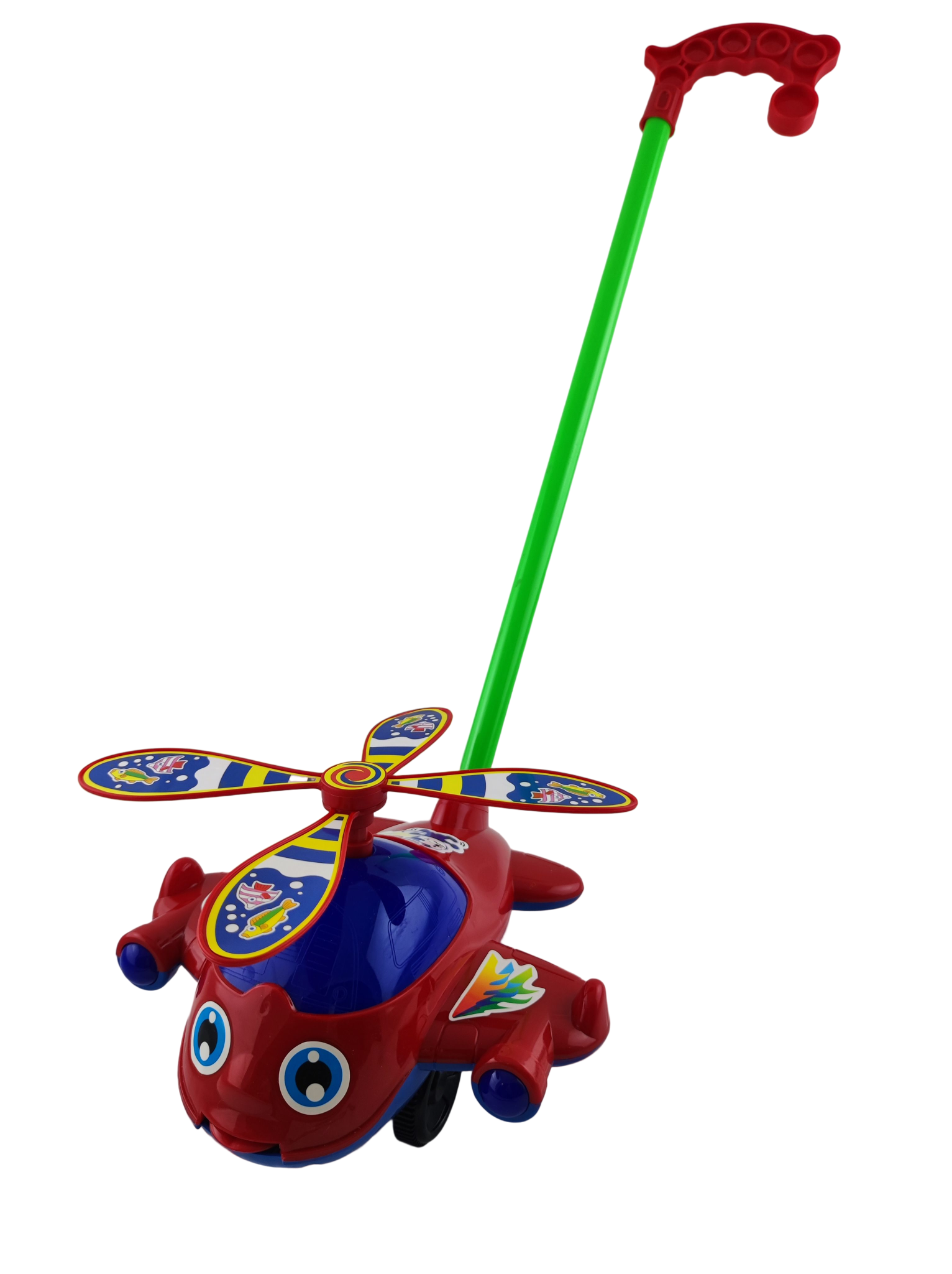 Каталка-трещетка Вертолет Красный (102351)