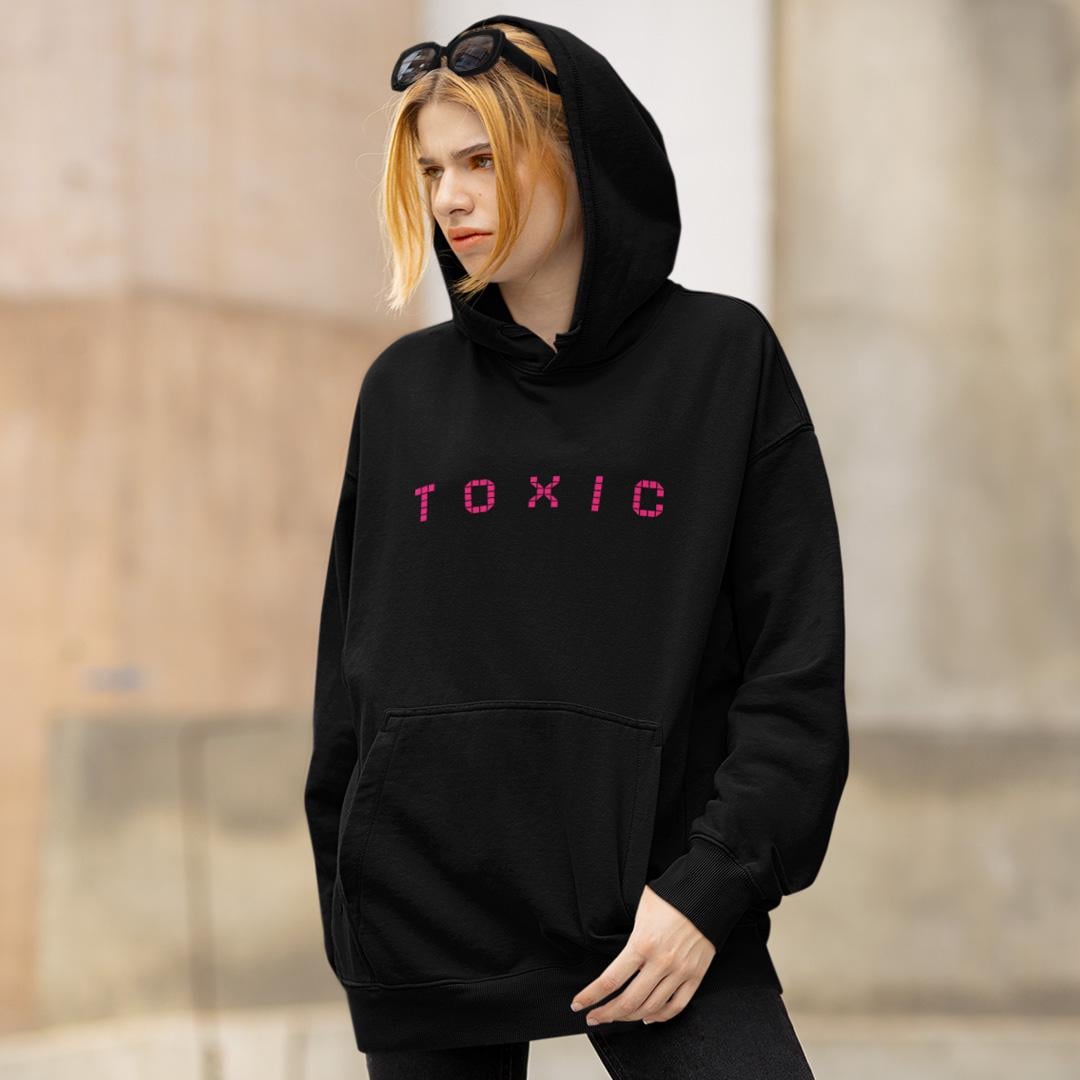 Худи флисовый женский Britney Spears Toxic 2XL Черный (0000021218)