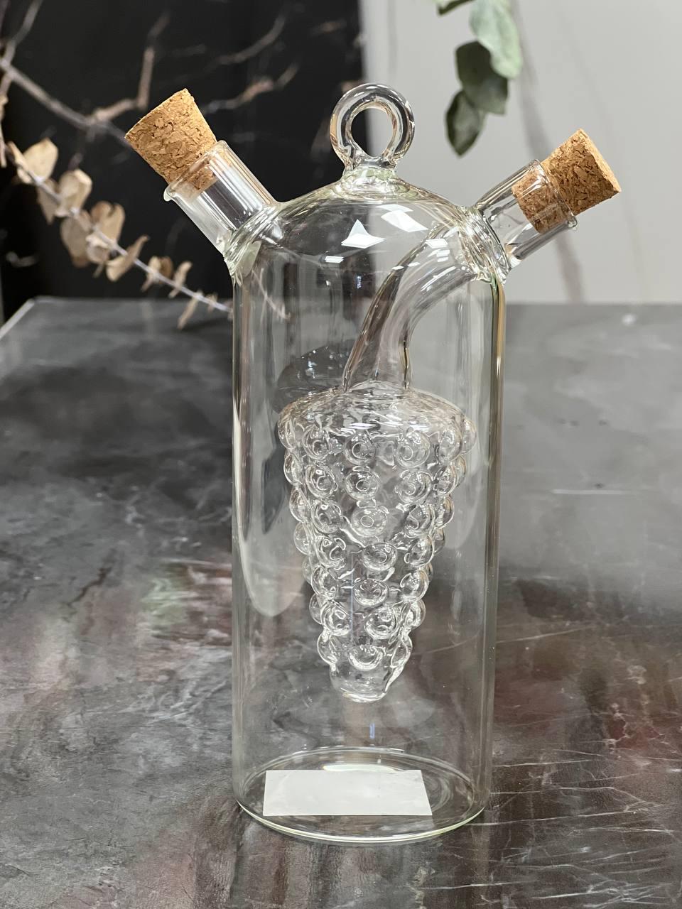 Ємність для оцту та олії Гроно 350 мл Прозорий (102-1265)