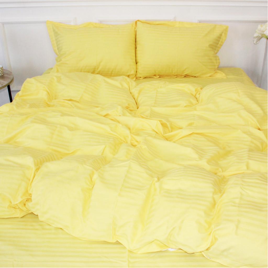 Комплект постельного белья детский MirSon 30-0003 Intense Satin-Stripe 110х140 см Yellow (182691)