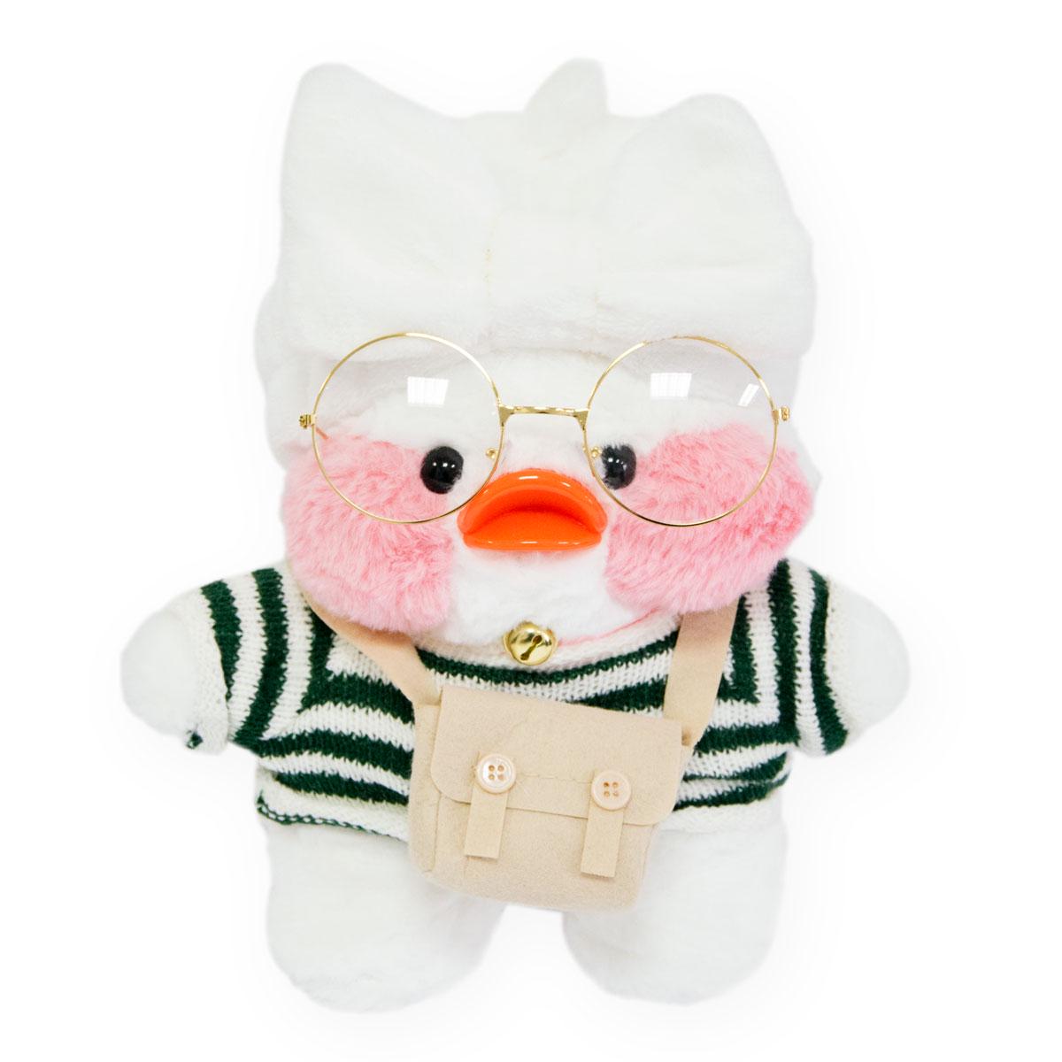 Утка Lalafanfan 30 см Белая в тельняшке (1009725-Other-4) Утка Lalafanfan 30 см Белая в тельняшке (1009725-Other-4)