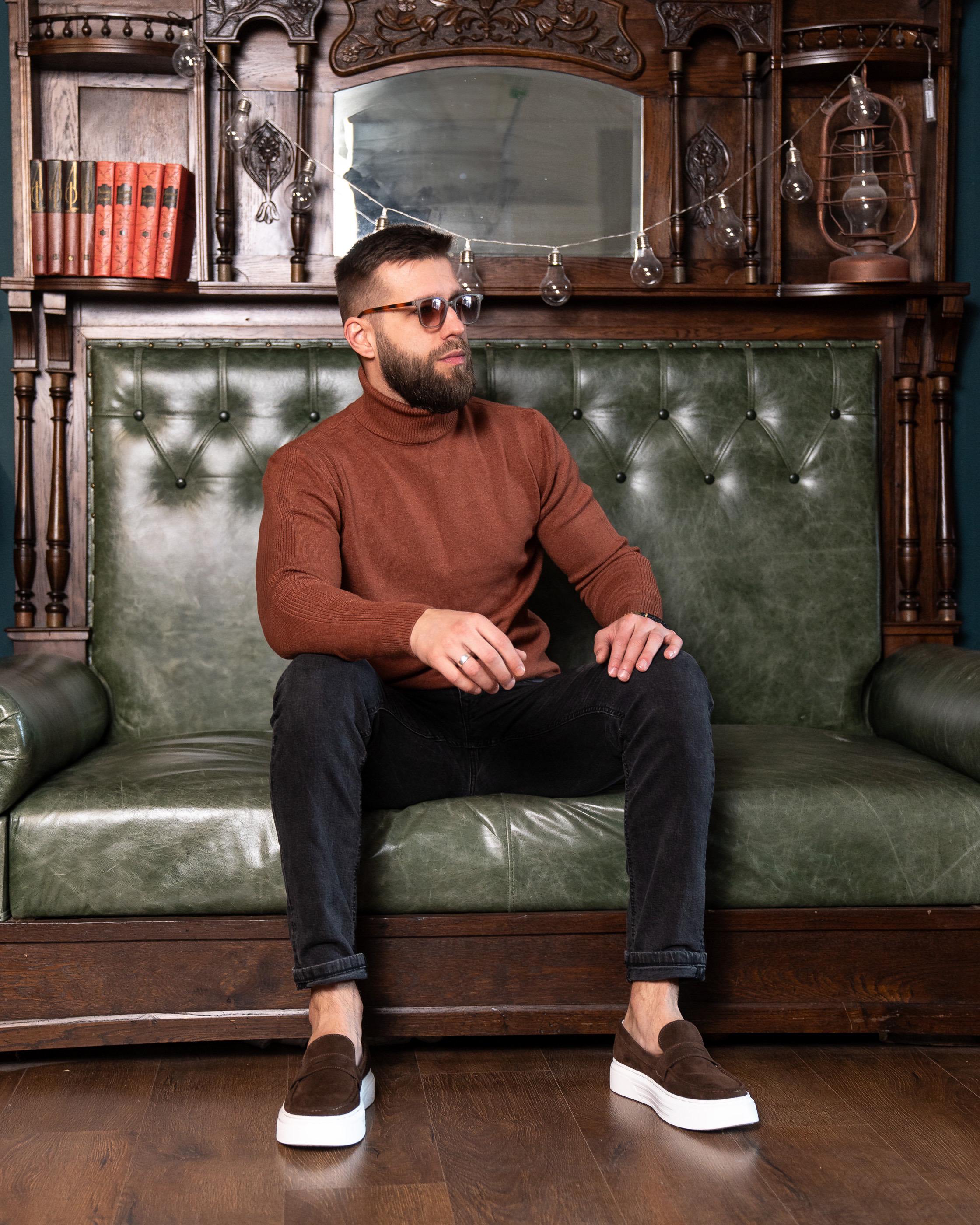 Лоферы мужские JERSEY COFFEE р. 42 - фото 4