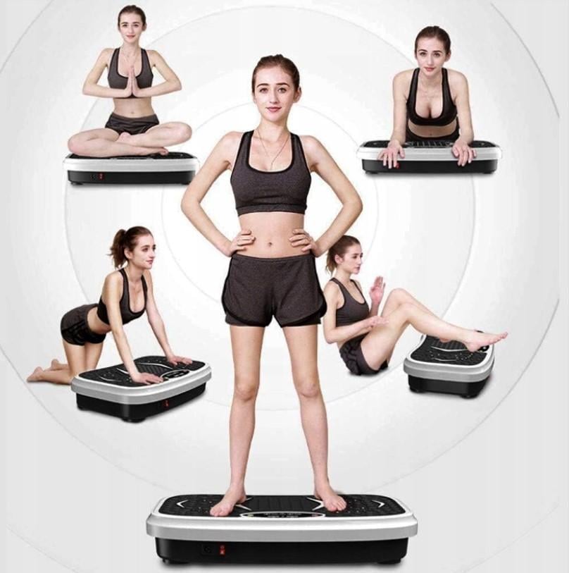 Виброплатформа-массажер тренировочная REVOGYM с пультом дистанционного управления White (1183) - фото 7