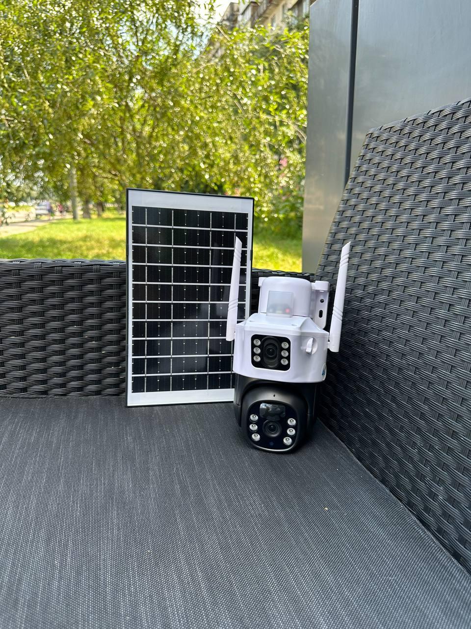 Камера внешнего видеонаблюдения UK Wi-FiC V380 Pro поворотная/аккумуляторная с солнечной панелью (2371004757) - фото 7