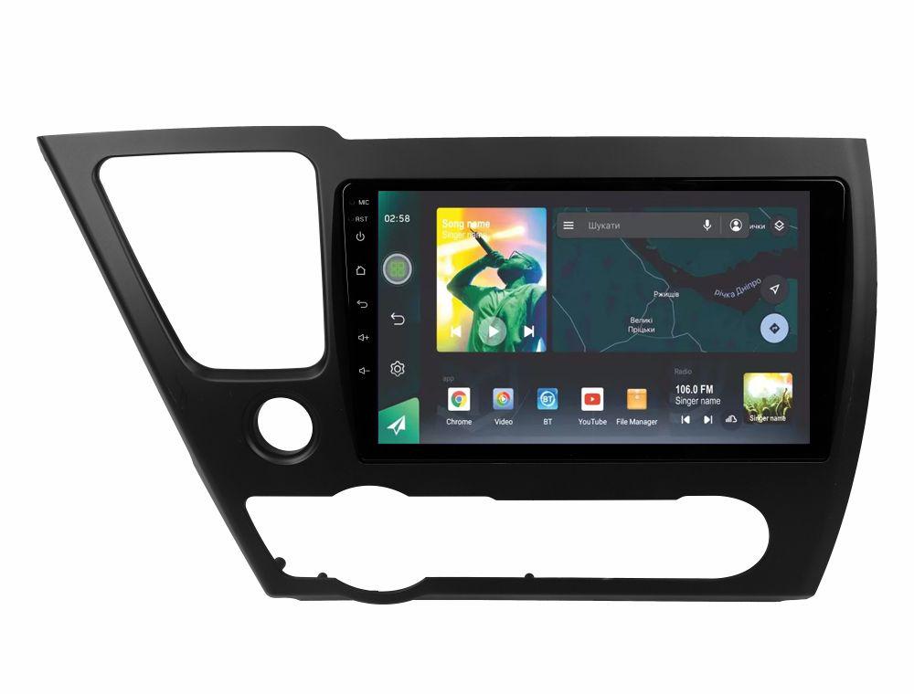 Штатна магнітола Sigma X9232 2+32 Gb Honda Civic 9 Middle East 2013-2016 9"