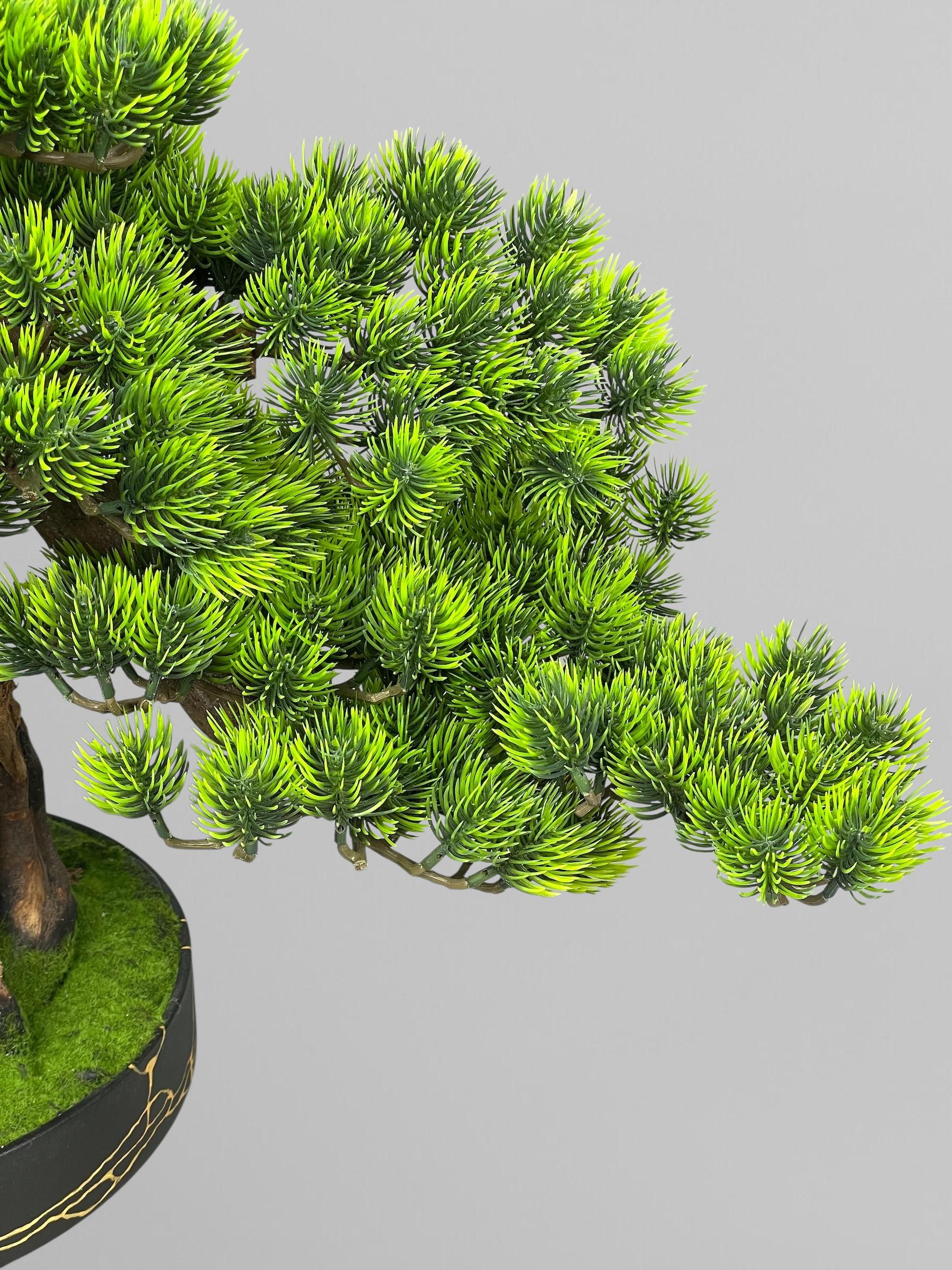 Бонсай комнатный искусственный 52 см Зеленый (Б015) - фото 2 Бонсай комнатный искусственный 52 см Зеленый (Б015) - фото 2