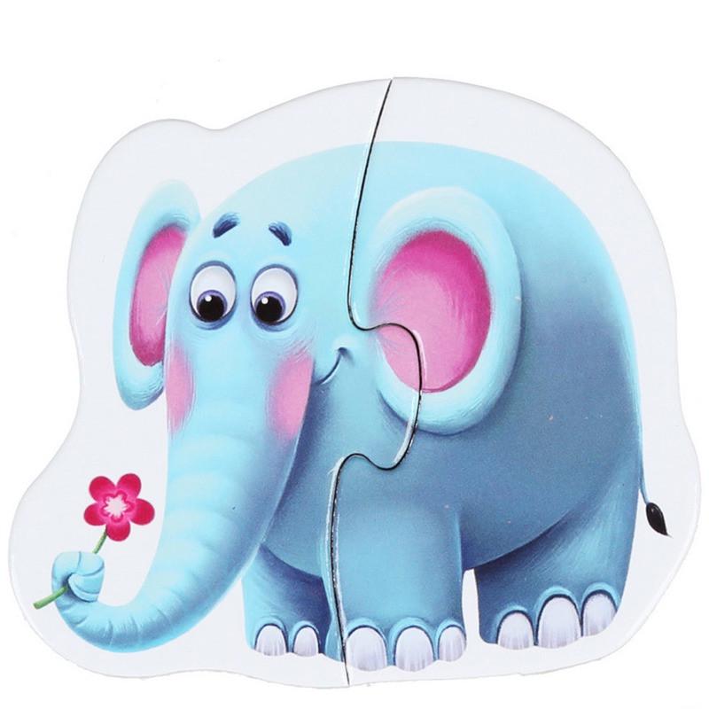 Пазли Puzzlika 8в1 Тварини Африки 16 ел. (14774) - фото 4