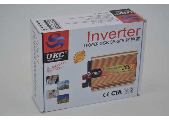 Преобразователь постоянного тока UKC Inverter 200 W (9231739f) - фото 3