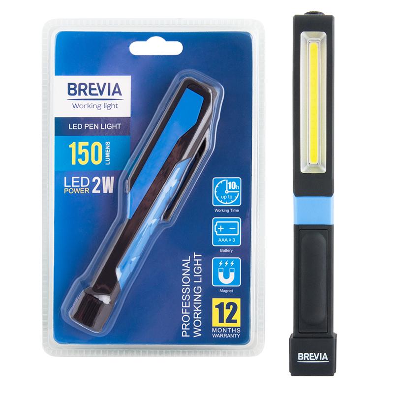 Фонарь ручной Brevia LED Pen Light 2W 150Lm (11390) - фото 5