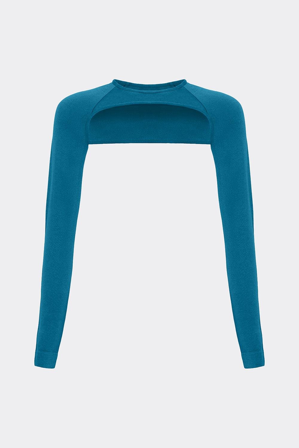 Кроп-лонгслив женский Giulia FLEX SLEEVE S/M Blue-lyons Blue (31886593)