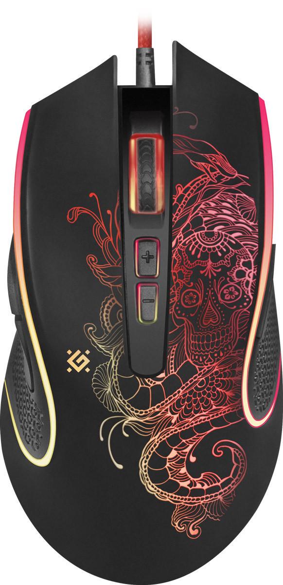 Компьютерная мышка Defender Venom GM-640L 8 кнопок 3200 dpi и подсветка Black (36260983)