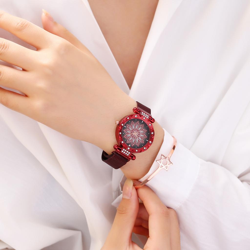 Жіночий наручний годинник Червоний (154666) - фото 3