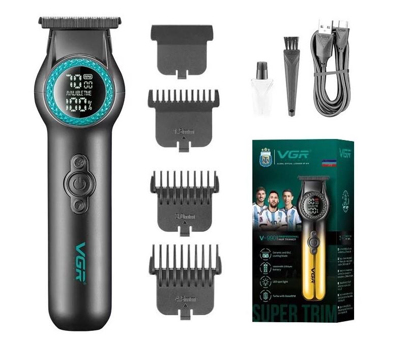 Тример VGR V-990 бездротовий акумуляторний LED підсвічування (23678435)