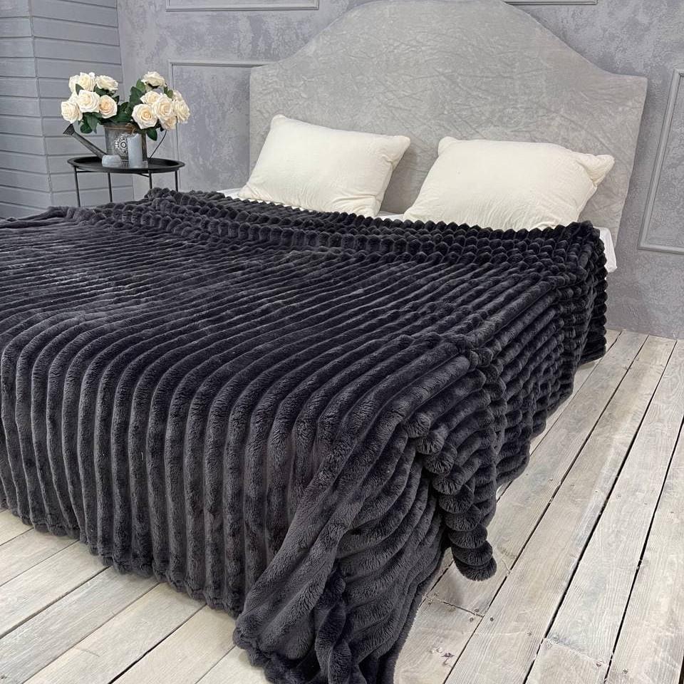 Покрывало двуспальное Шарпейчик Темно-cерый (32250)