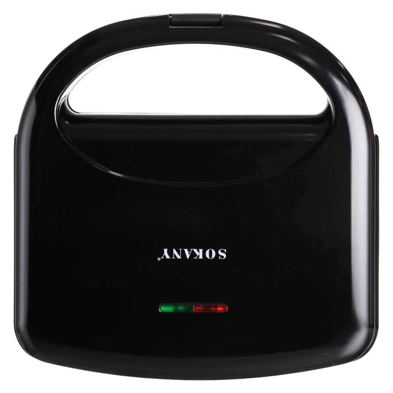 Электрогриль прижимной Sokany SK-08075 с антипригарным покрытием 750 Вт (7397) - фото 4 Электрогриль прижимной Sokany SK-08075 с антипригарным покрытием 750 Вт (7397) - фото 4