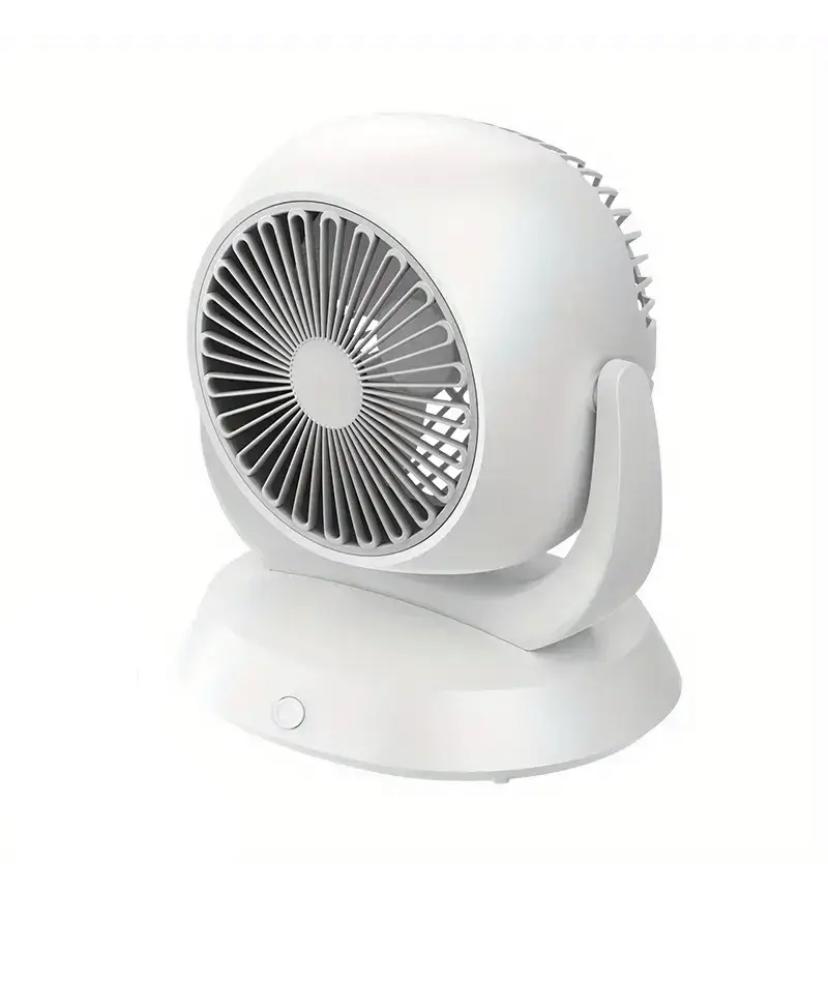 Вентилятор аккумуляторный DESIGN F3 20x20x9 см Type-C Белый