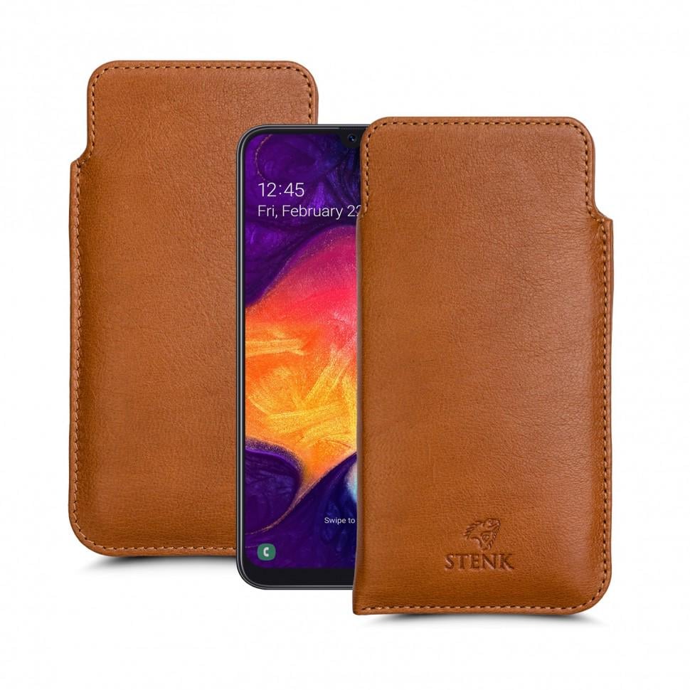 Футляр Stenk Elegance для Samsung Galaxy A50 Camel (63058)