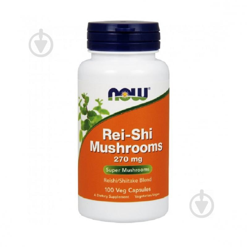Грибы Рейши, Rei-Shi Mushrooms, 270 Мг, 100 Капсул