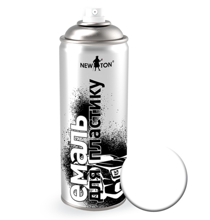 Эмаль для пластика New Ton Аэрозоль 400 мл 9003 Белый (X-810)