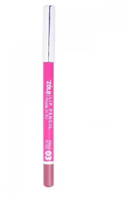 Олівець матовий для губ Zola Lip Pencil №3 Pale Rose