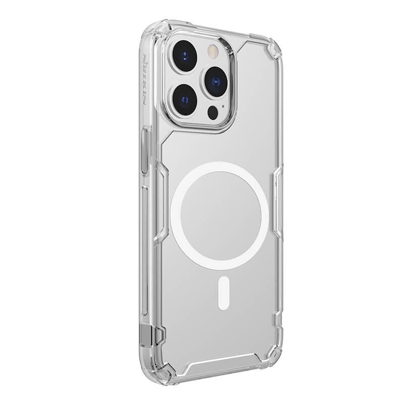 Противоударный Чехол Nillkin Nature Pro Magnetic TPU для Apple iPhone 15 Pro (6.1") Бесцветный (прозрачный) - фото 3