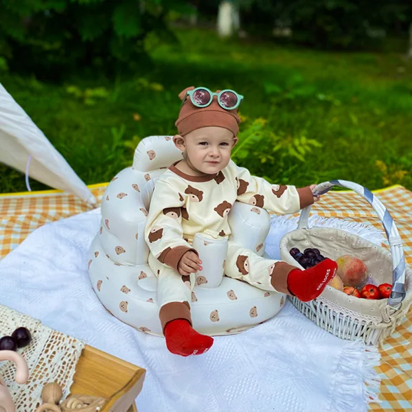 Детское кресло надувное Мишка для детей от 1 года (X01135-1) - фото 2 Детское кресло надувное Мишка для детей от 1 года (X01135-1) - фото 2