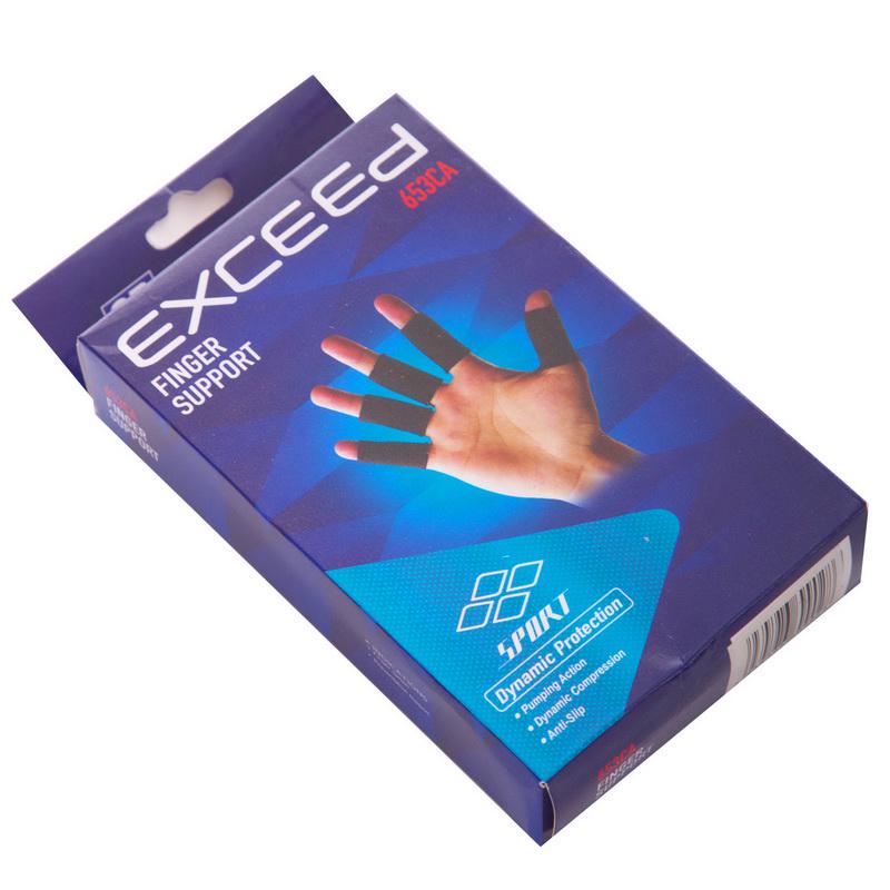 Напальчники для волейбола/баскетбола/гандбола Zelart EXCEED 653CA Черный (DR004433) - фото 2