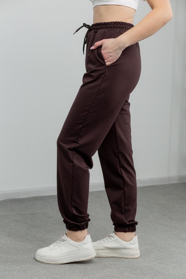 Спортивные штаны женские AKSAN XS Коричневый (21.908_brown_40(XS)) - фото 2 Спортивные штаны женские AKSAN XS Коричневый (21.908_brown_40(XS)) - фото 2