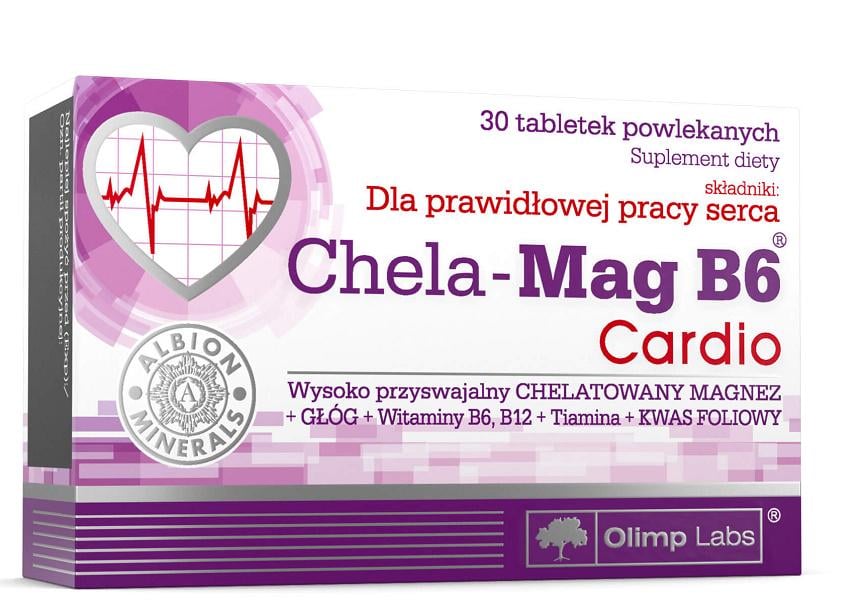 Витаминно-минеральный комплекс для спорта Olimp Nutrition Chela-Mag B6 Cardio 30 Tabs Витаминно-минеральный комплекс для спорта Olimp Nutrition Chela-Mag B6 Cardio 30 Tabs