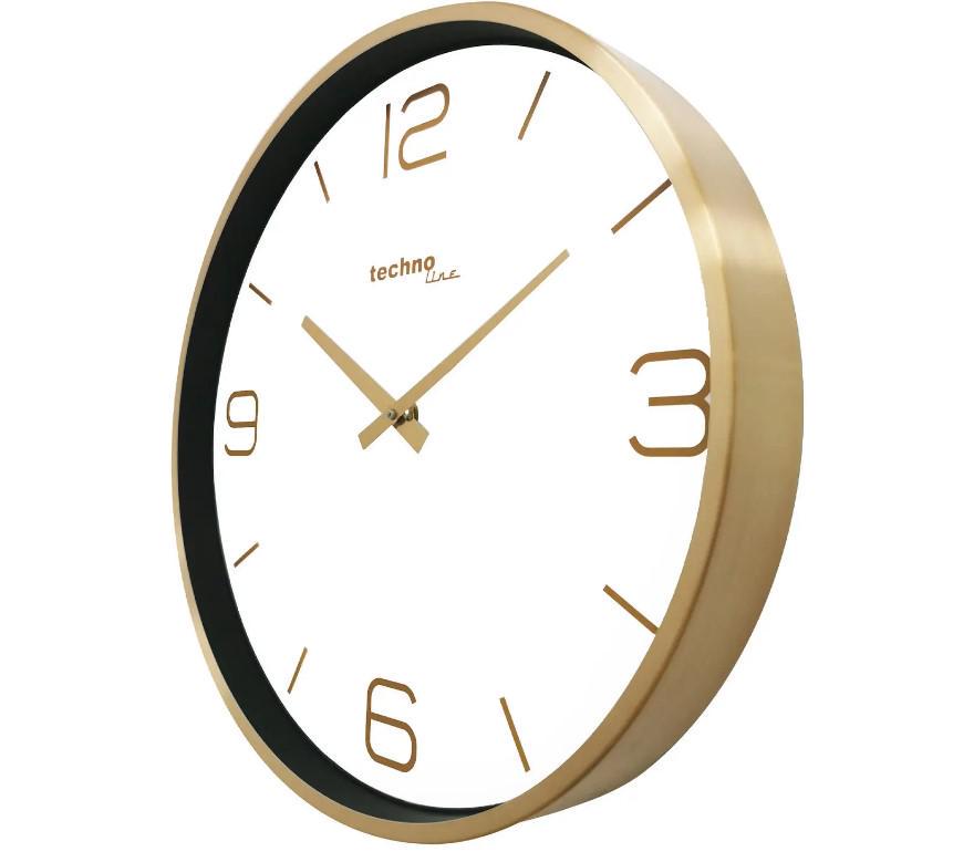 Годинник настінний Technoline WT7280 Gold (DAS302335) - фото 2 Годинник настінний Technoline WT7280 Gold (DAS302335) - фото 2