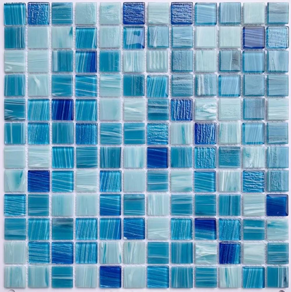 Мозаика стеклянная Mozaico de Lux V-MOS YSL2334 Crystallin (004543)