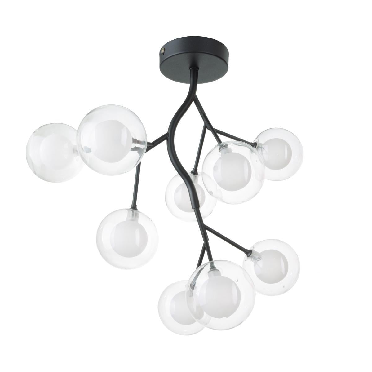 Люстра потолочная Brille BR-01 648C/9 G4 BK на 9 лампочек