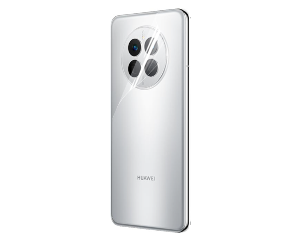 Противоударная гидрогелевая пленка Hydrogel Film для Huawei Mate 50E на заднюю панель Transparent