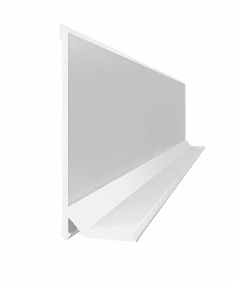 Плінтус алюмінієвий накладний Strila SVP-38W 38 мм 2600 мм Білий (26904605) Плінтус алюмінієвий накладний Strila SVP-38W 38 мм 2600 мм Білий (26904605)