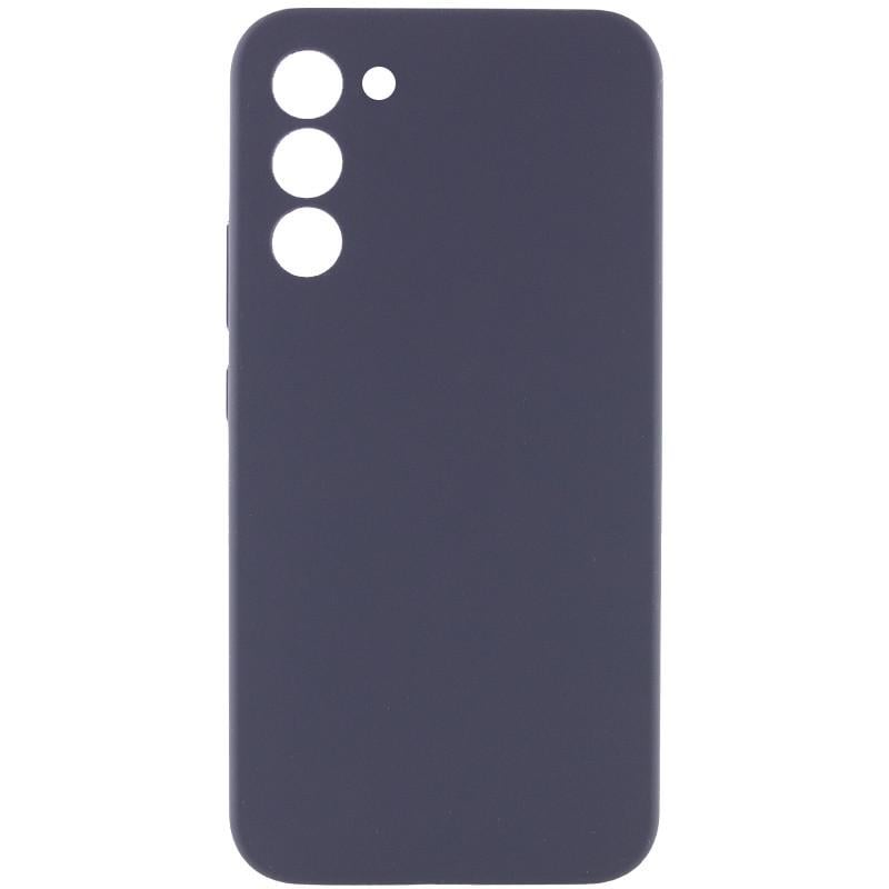 Противоударный чехол Silicone Cover Lakshmi Full Camera (AAA) для Samsung Galaxy S24 Серый / Dark Gray