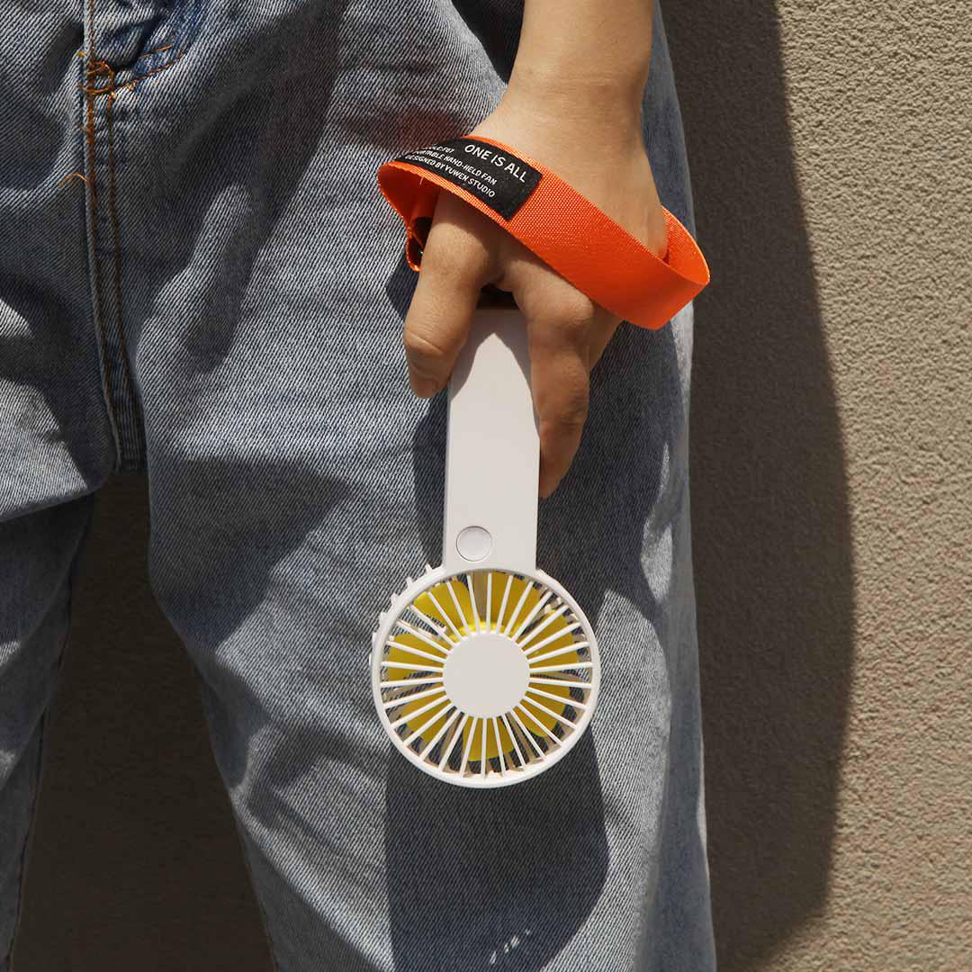 Портативный вентилятор VH Mini Portable Handheld Fan (F07) Orange - фото 6