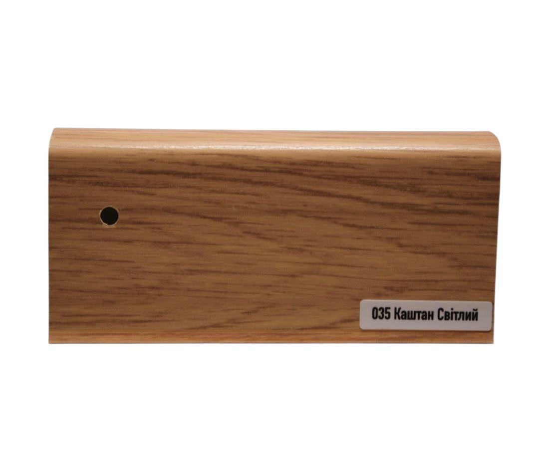 Плинтус ТерПол 2200х70х22 мм Каштан светлый