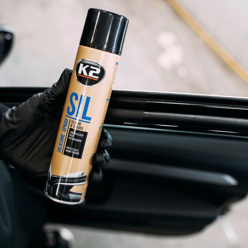 Мастило для гуми та пластику K2 Sil Aero 300 мл - фото 7 Мастило для гуми та пластику K2 Sil Aero 300 мл - фото 7