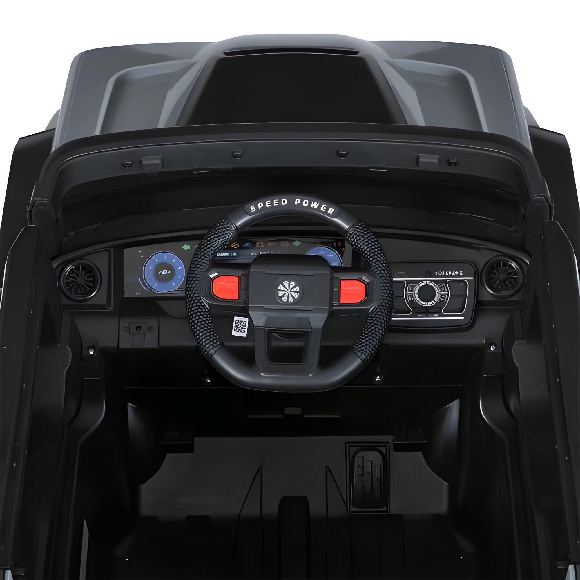 Детский электромобиль Джип Mercedes Bambi M 5912EBLR-11 с пультом управления и мягким сиденьем (27482138) - фото 5 Детский электромобиль Джип Mercedes Bambi M 5912EBLR-11 с пультом управления и мягким сиденьем (27482138) - фото 5