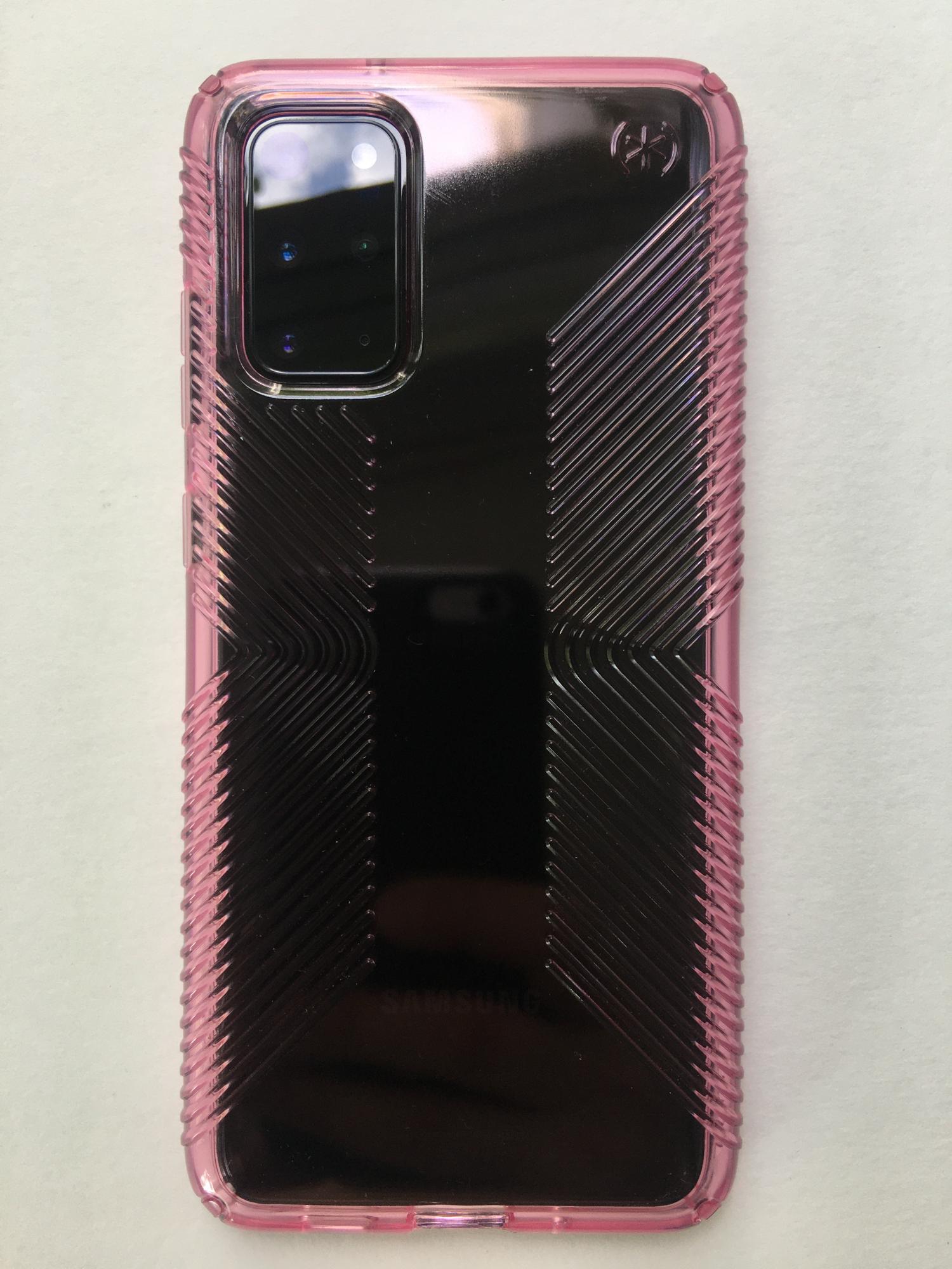 Чохол прозорий протиударний Speck Presidio Perfect Clear Grip для Samsung Galaxy S20 Plus (6,7") Pink (3877641) - фото 12