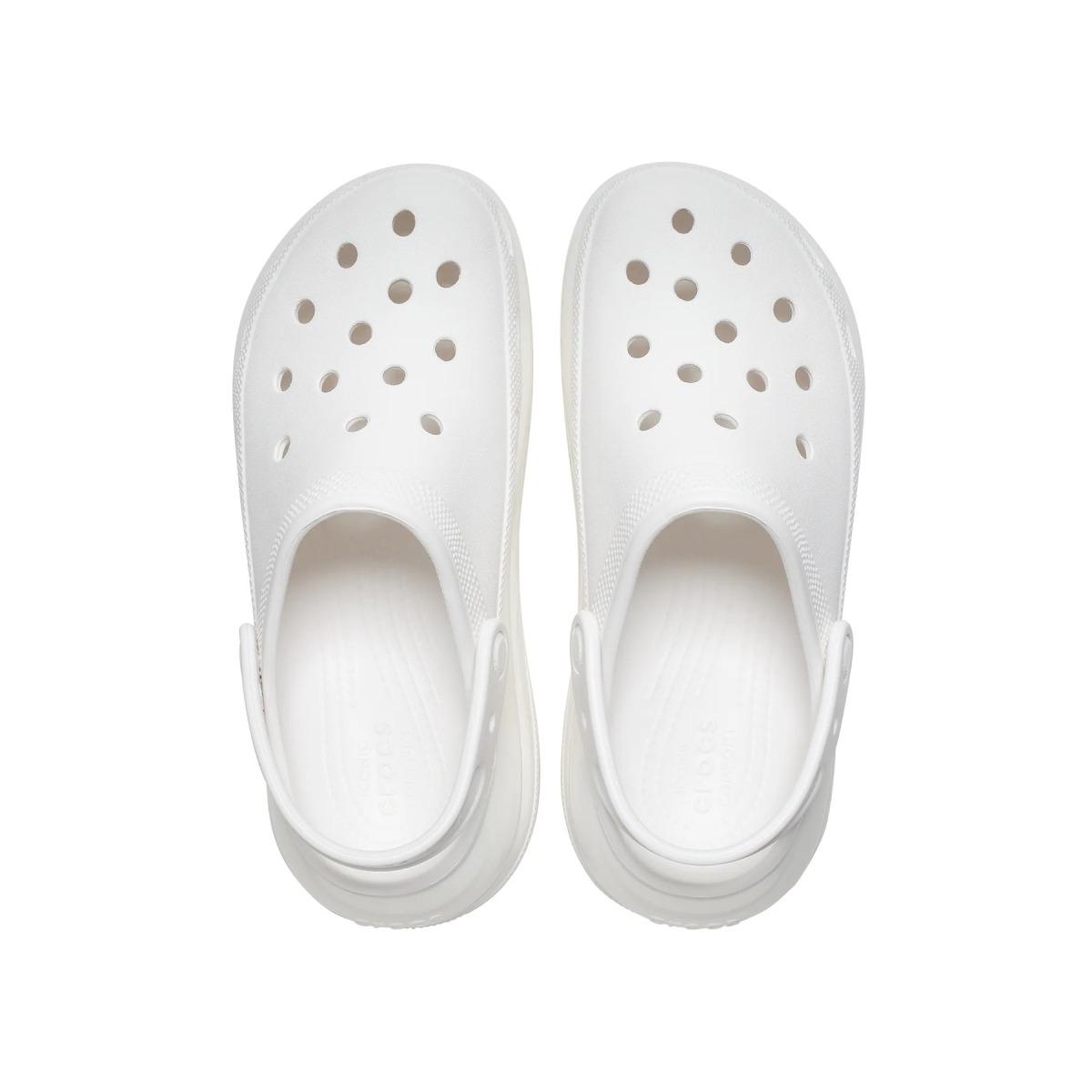 Сабо женские Crocs Mega Crush M6W8 р. 38 24,5 см White (207988) - фото 4