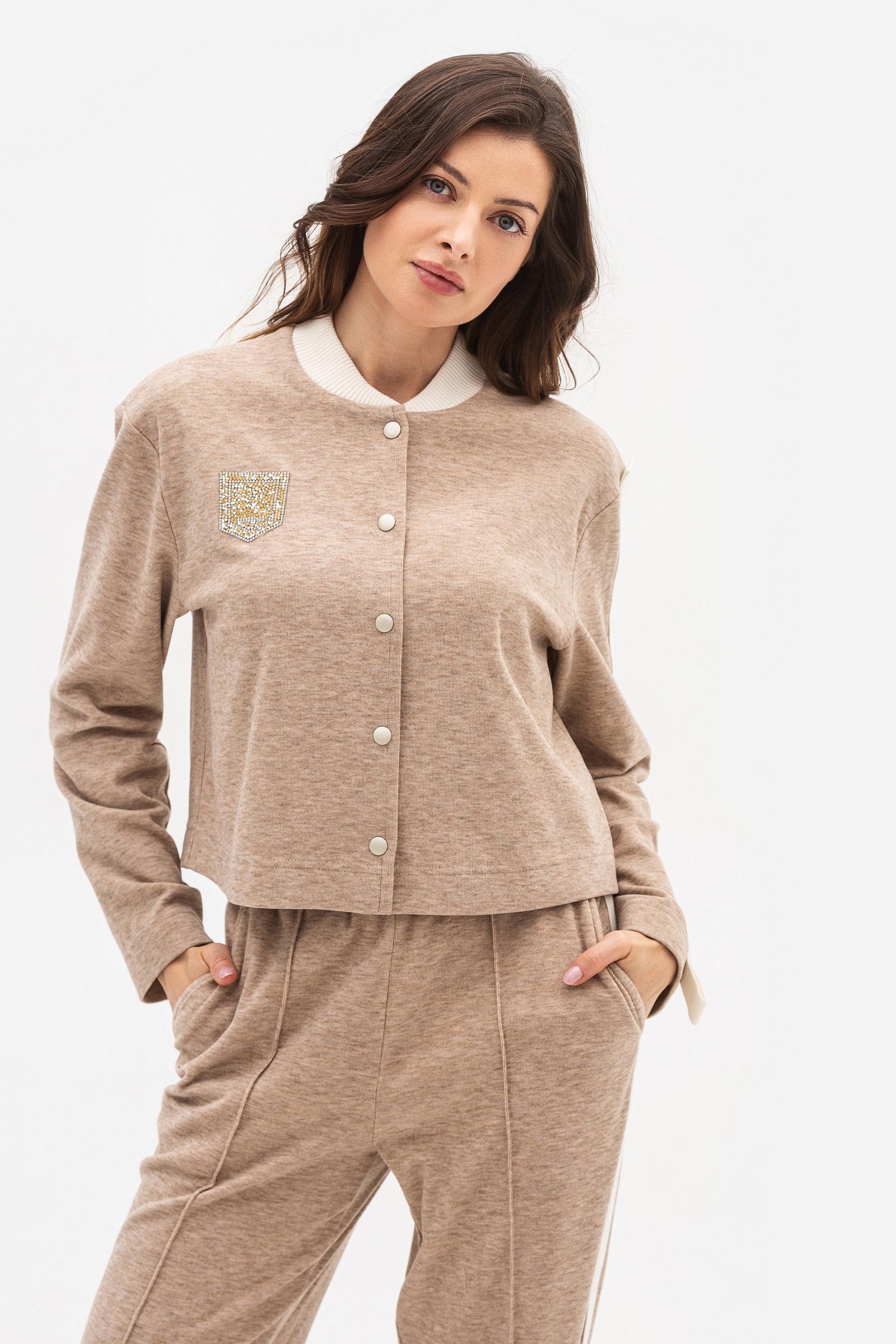 Бомбер Lesia Кириса р. 54 Бежевый (152730000)