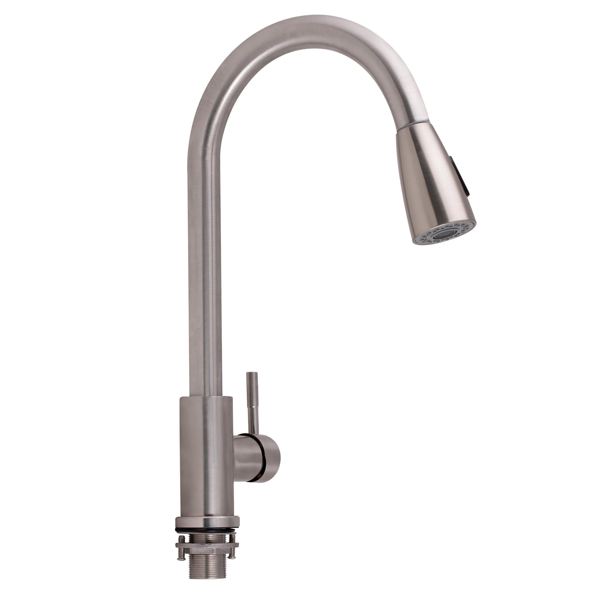 Смеситель для кухни Lidz NKS 12 32 015FL-8 с выдвижным изливом