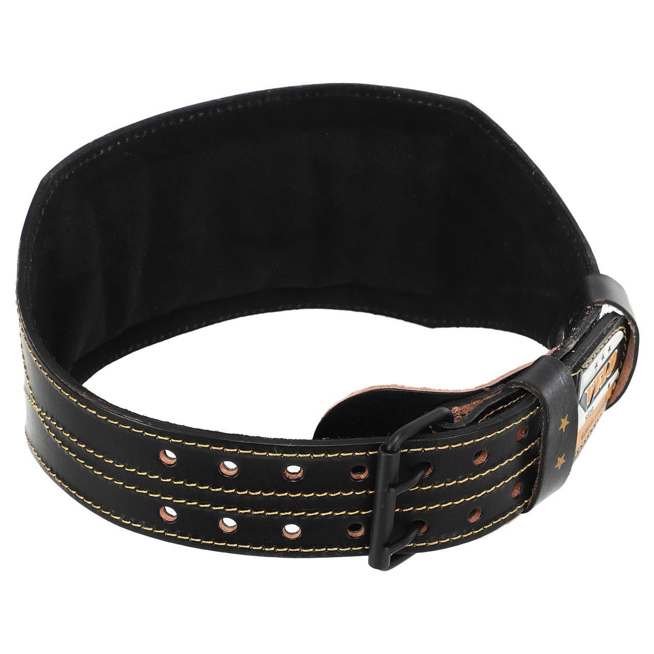 Пояс атлетический кожаный VELO VL-8179 110-125 см с подкладкой для спины M-XXL спинка 15 см (2532847773)