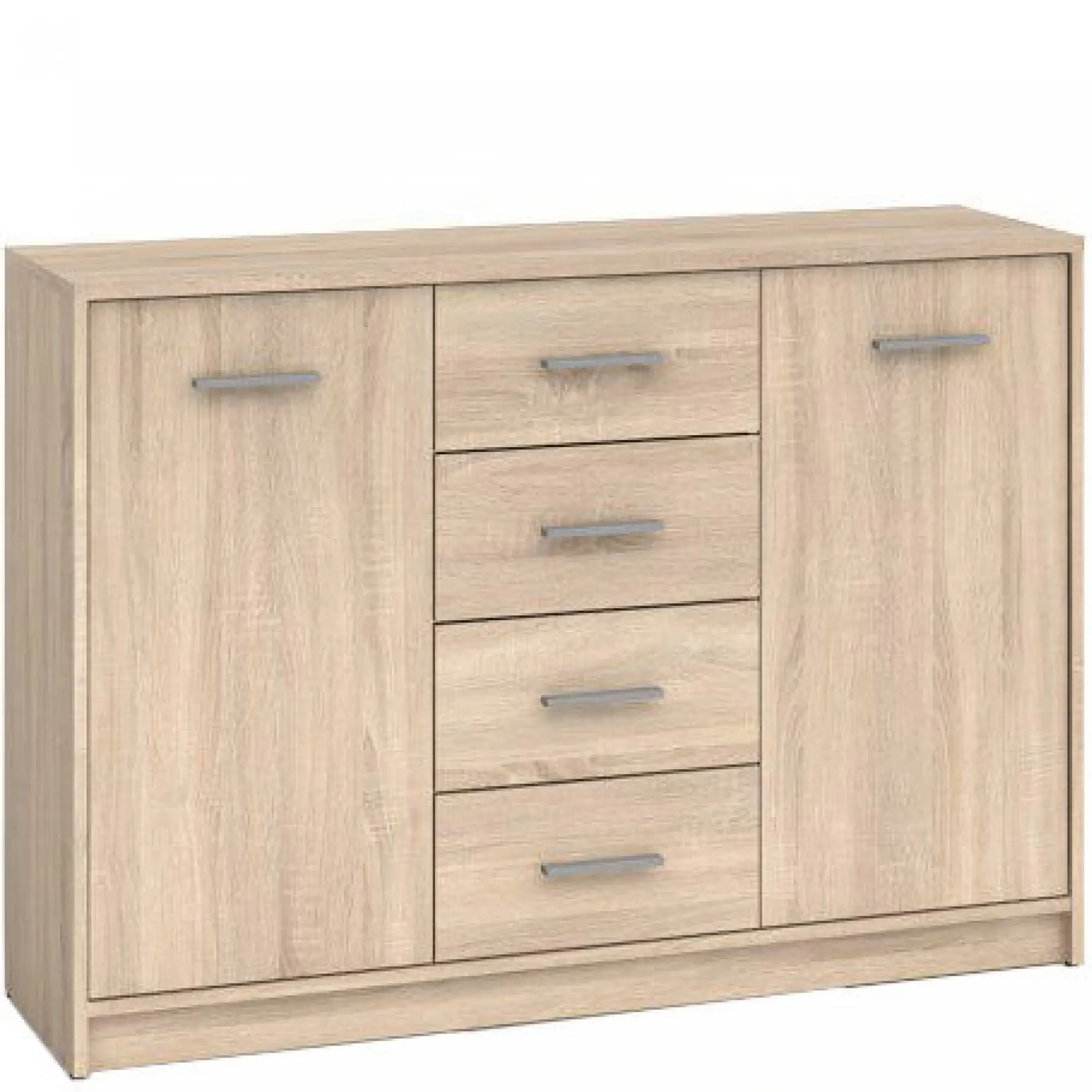 Комод у вітальню Gerbor Непо KOM2D4S 119х34х84 см Дуб сонома (669e27733aa892703445034e)